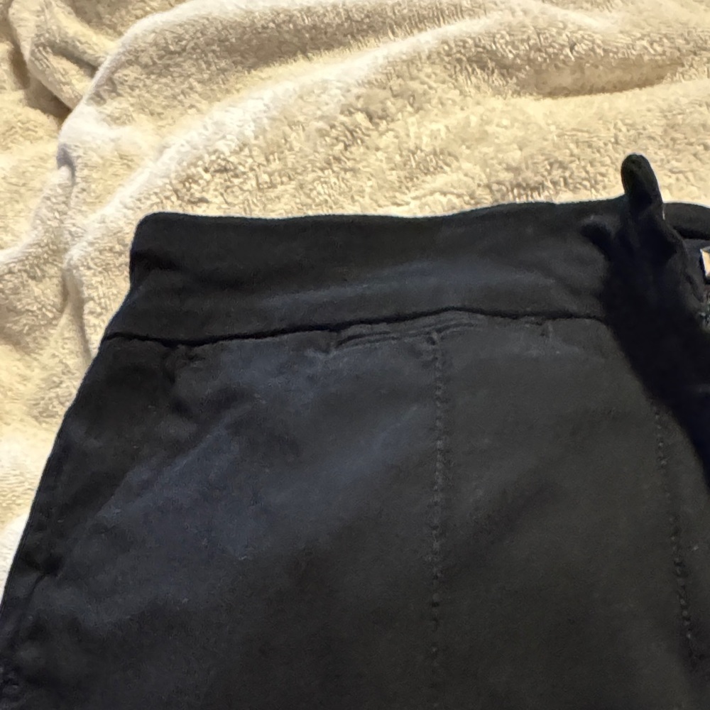 ★ Black Career Dress Pants Women's Size 30x27 Straight Leg Slacks - Picture 3 of 6